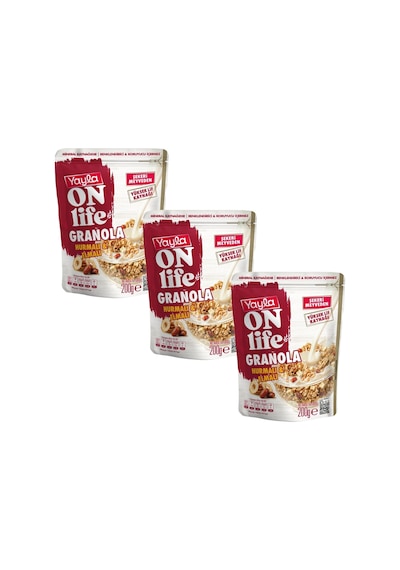 Yayla Onlife Hurmalı Ve Elmalı Granola 200 G X3