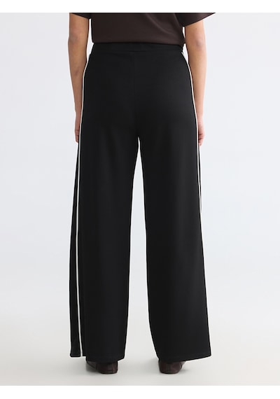 Lcw Modest Siyah Şeritli Soft Touch Kadın Eşofman Altı