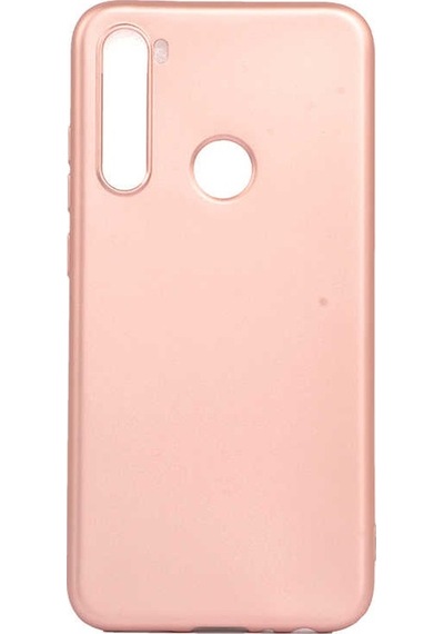 Noktaks - Xiaomi Uyumlu Xiaomi Redmi Note 8 - Kılıf Mat Renkli Esnek Premier Silikon Kapak - Rose Gold