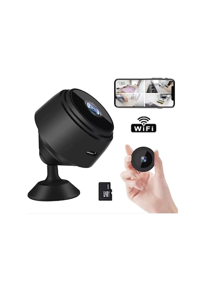 Northcity Blue Inter Mini Kamera 1080p Hd Wifi Gizli, Miknatisli