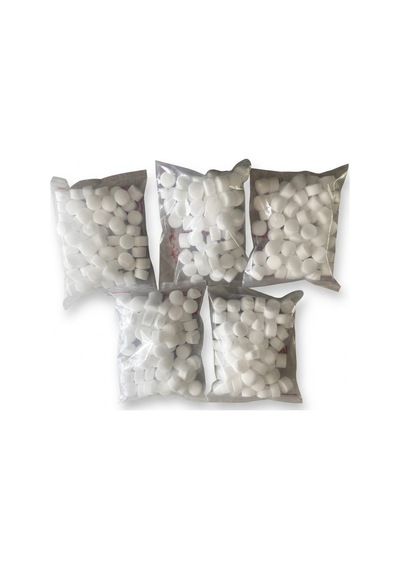 Bulaşık Makinesi Tuzu Tablet Poşette 1kg Yuvarlak - 5'li Set