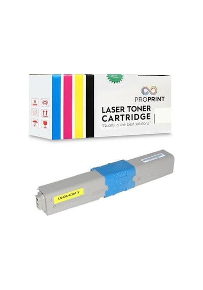 Proprint Oki C332 46508733 Sarı Uyumlu Toner 3000 Sayfa Mc363Dn