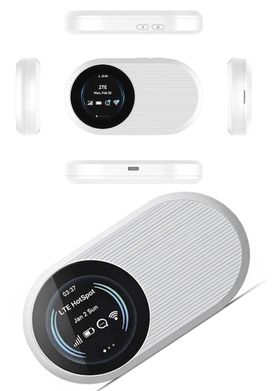 5g Destekli Wi-fi 6 Taşınabilir Cep Modemi, Ekranlı Sim Kart Girişli Kablosuz Mobil Hotspot Router