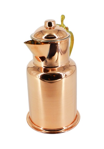 Turna Bakır Kadife Sütlük 500 Ml Düz Kırmızı Turna4808-1