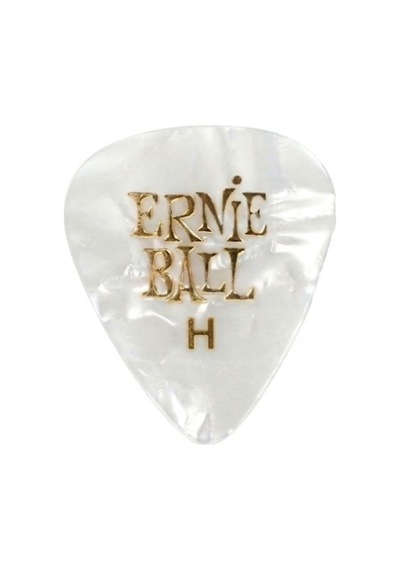 Ernie Ball P09168 Pearloid Heavy Beyaz Gitar Pena 3 Adet 0,94mm