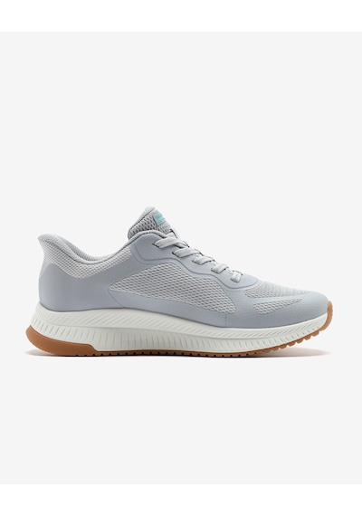 Skechers Bobs Squad 4 - Staple Look Kadın Gri Spor Ayakkabı 117624 Ltgy Gri