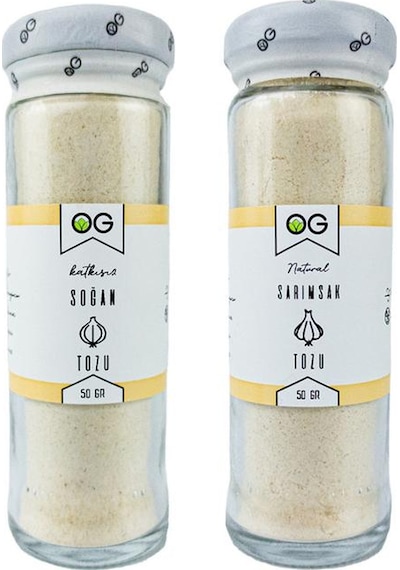 OG natural Sarımsak Ve Soğan Tozu 50 Gr