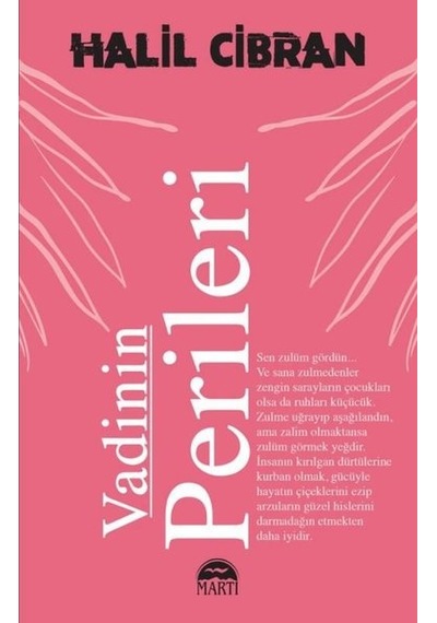 Vadinin Perileri - Halil Cibran - Martı Yayınları