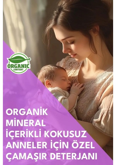 Mom Organik Sıvı Çamaşır Deterjanı 1 Lt 50 Yıkama