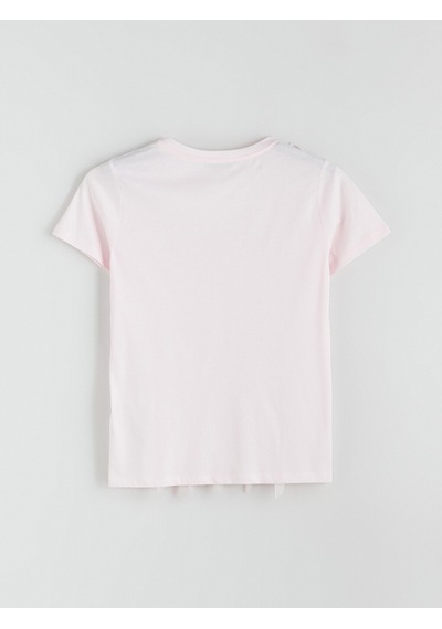 Lcwaıkıkı Basic Pembe Bisiklet Yaka Fırfırlı Bluz Lcwaıkıkı Basic Pembe Bisiklet Yaka Fırfırlı Bluz