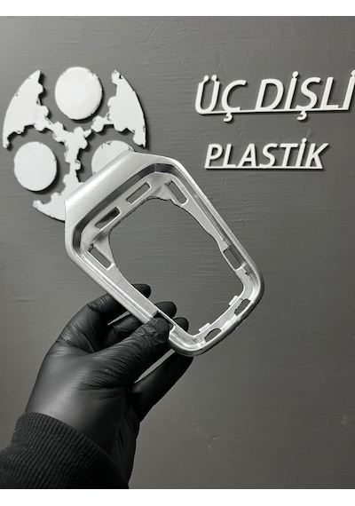 Citroen C-elysee - Peugeout 301 Vites Çercevesi Krom Efek 3d Baskı 1 Adet