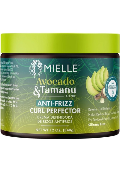 Mielle Avocado & Tamanu Elektriklenme Karşıtı Bukle Belirginleştirici Durulanmayan Saç Kremi 340 G