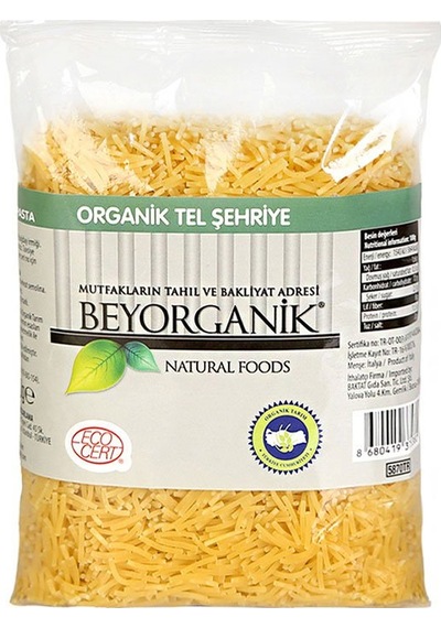 Beyorganik Organik Tel Şehriye 500 G
