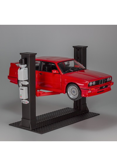 1/24 Ölçek V Hareketli Diorama Lifti, Diorama Aksesuarı, Garaj Dioraması, Siyah