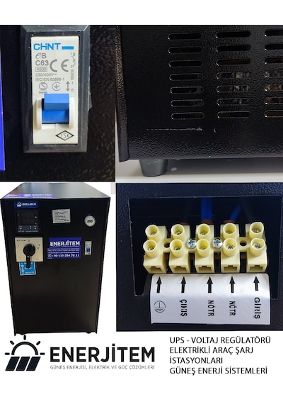 Sta2 Voltaj Regülatörü Statik 10 Kva Monofaze Özel Üretim Sessiz