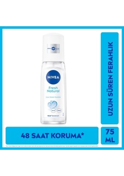75 Ml Uzun Süren Ferahlık Sunan Kadın Deodorant, Okyanus Özleri