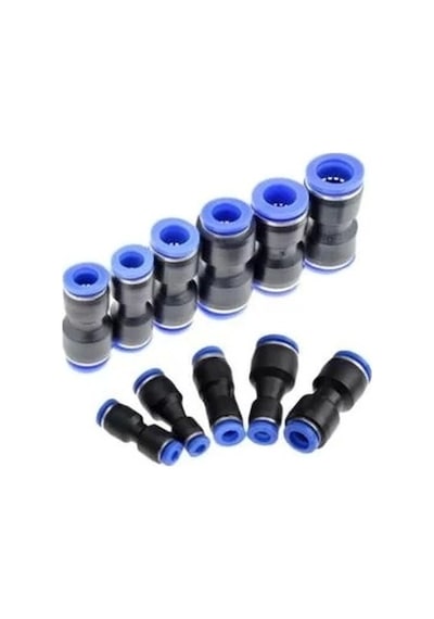 8 Mm X 9 Mm Pnömatik Redüksiyon Nipel Bağlantı