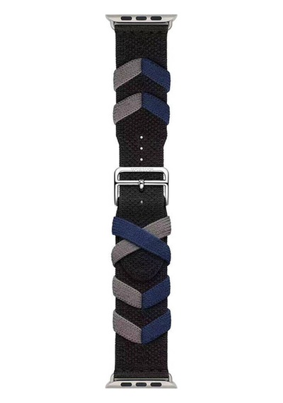 Watch 42mm Uyumlu Ezsp Krd-97 Sarmal Örgü Tasarımlı Kordon-haki