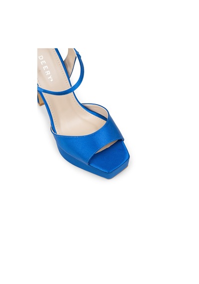Deery Kadın Mavi Platform Abiye Ayakkabı - Sm203zmvım01