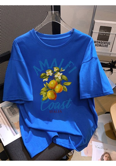 Noıssey Urban Pop Graphic Kadın Tişört Koleksiyonukod 5239 Saks