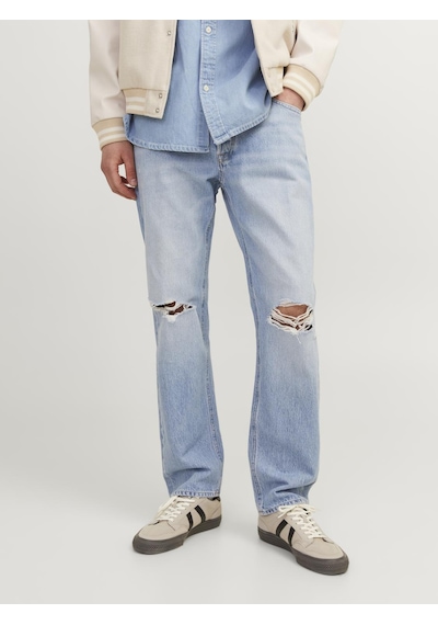 Jack & Jones Erkek Chris 921 Relaxed Fit Jean Blue Denim
