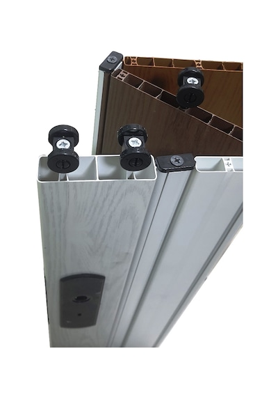 Penguen Akordiyon Kapı Beyaz Renk En 0-72 Cm Arası Boy 220 Cm