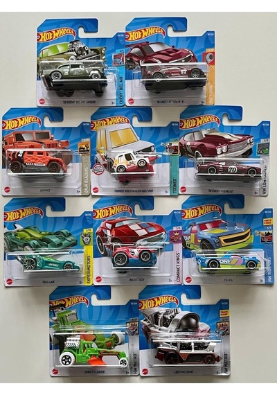 Hot Wheels 10'lu Başlangıç Seti (10 Farklı Model)