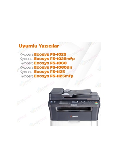 Kyocera Mita Tk-1120 Uyumlu Toneri 2'li Paket / Fs1060...