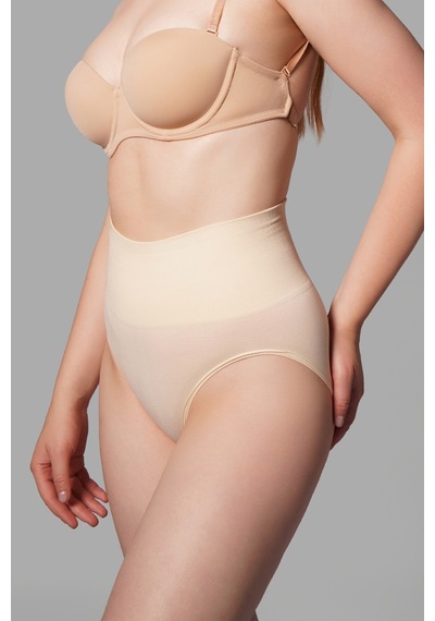 Fit Women ı Yüksek Bel Külot 1010 Bej