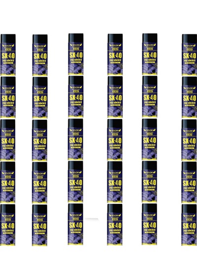 Solon 30 Adet Extra Güçlü Profesyonel SX-40 Pas Sökücü Sprey 200 ML