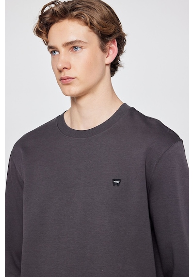 Wrangler Pamuklu Regular Fit Normal Kesim Bisiklet Yaka Logo Detaylı Sweatshirt Gri Wrangler Pamuklu Regular Fit Normal Kesim Bisiklet Yaka Logo Detaylı Sweatshirt Gri