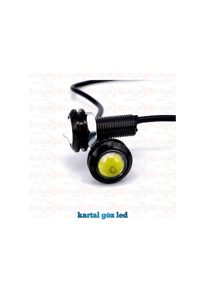 Kartal Göz Led Ayna Altı Led Lamba 2Adet Ortam Aydınlatma Beyaz 22Mm