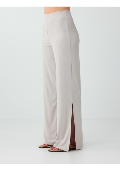 Jimmy Key Jimmy Key Taş Yırtmaçlı Beli Lastikli Örme Pantolon 6sw187482928