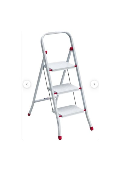 Saraylı Pratik Metal Merdiven 2 Li Basamaklı