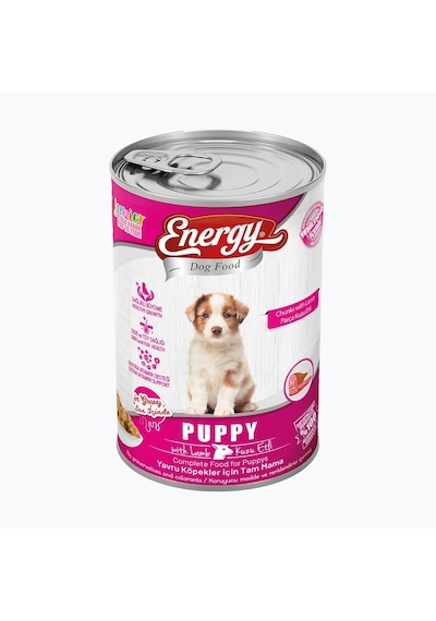 Energy Kuzu Etli Yavru Yaş Köpek Maması - 400 G