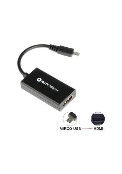 Samsung Telefon Tableti İçin Micro Usb - Hdmı 1080p Hdtv Kablo Adaptörü
