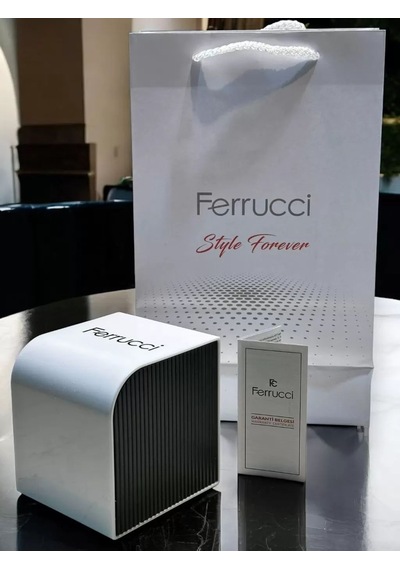 Ferrucci Çelik Kordon Kararma Renk Atma Yapmaz 2 Yıl Garantili Kadın Kol Saati+bileklik F.03545.03 Sarı