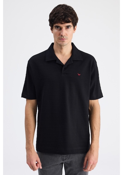 D's Damat Ds Damat Regular Fit Siyah Düz T-shirt 6hc144701221m 001