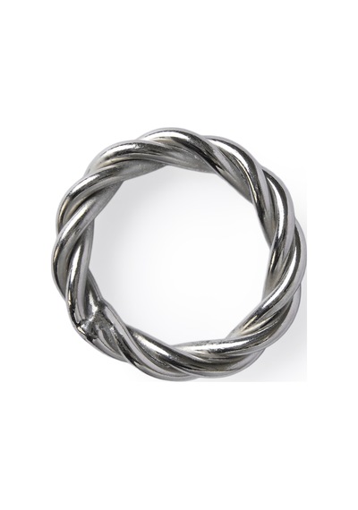 Yargıcı Metal Örgü Detaylı Yuvarlak Peçete Halkası 3 Cm 26knhs1008n St
