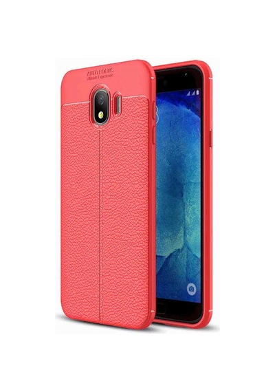 Samsung Uyumlu Galaxy J4 Kılıf Zore Niss Silikon Kapak Kırmızı