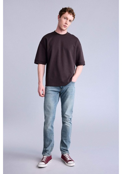 Defacto Loose Fit Bisiklet Yaka Kısa Kollu Ağır Kumaş Basic Kahverengi Tişört B4844ax26aubn337 Kahve-bn337 Defacto Loose Fit Bisiklet Yaka Kısa Kollu Ağır Kumaş Basic Kahverengi Tişört B4844ax26aubn337 Kahve-bn337
