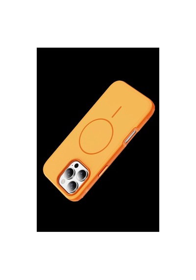 Joko Apple iPhone  Uyumlu  16 Pro Max Neksa Magsafe Kapak - Turuncu