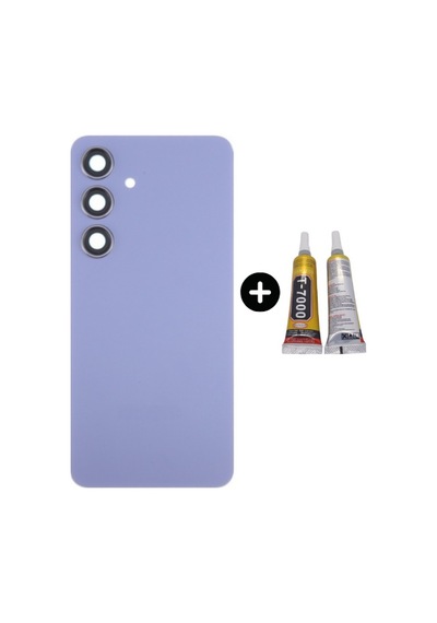 Samsung S24 Sm-s921 Uyumlu Arka Pil Kapağı Gri + B7000 Çok Renkli