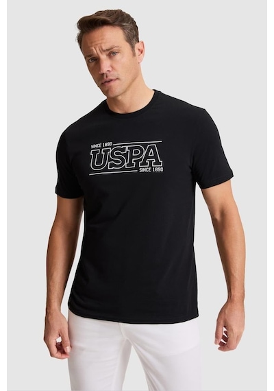 U.S. Polo Assn. U.s Polo Assn Erkek T-shirt Pu-9667 Siyah