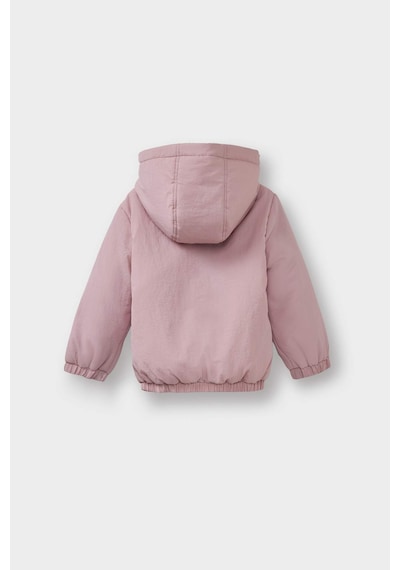 Defacto Su Geçirmez Kapüşonlu Mont Kız Bebek F8361a526sppn426 Pembe-pn426