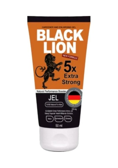Black Lion Gel 5x Erkeklere Li 50ml