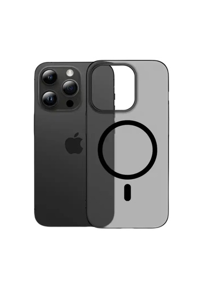 Piili Apple iPhone Uyumlu 15 Pro Ultra İnce Kılıf Magsafe 0, 4 Mm Mat Siyah