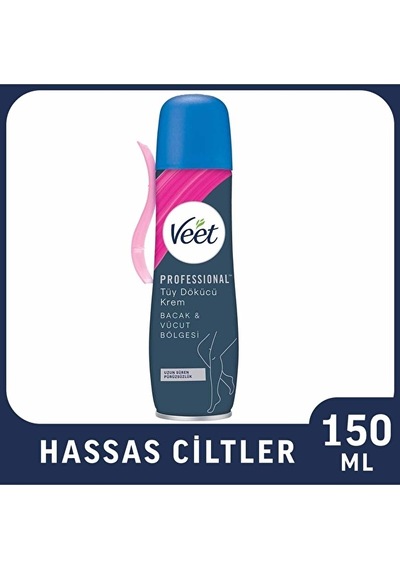 4 Adet Veet Tüy Dökücü Krem Sprey Hassas Ciltler 150 Ml