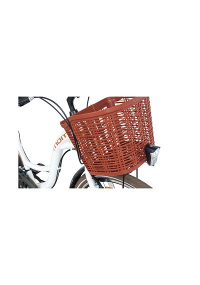 Geroni - Moma Urban - 28 City Bike - 21 Speed - V-brake - White-brown Beyaz