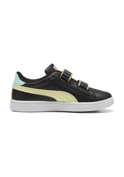 Puma Smash 3.0 Playdate V Ps Çocuk Spor Ayakkabı Siyah Siyah